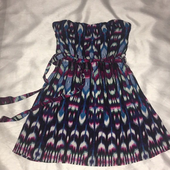 Charlotte Russe | Dresses | Boho Tribal Print Strapless Dress | Poshmark